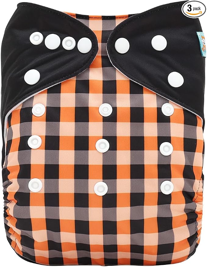 ALVABABY Halloween Baby Cloth Diapers One Size Adjustable Washable Reusable by ALVABABY