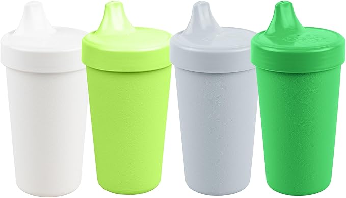Re-Play Sippy Cups for Toddlers - 10 Oz. Reusable Spill Proof Cups for Kids by Re-Play