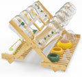 EsLuker.ly Baby Bottle Drying Rack, Bamboo Vertical Dryer Holder Organizer by EsLukerly