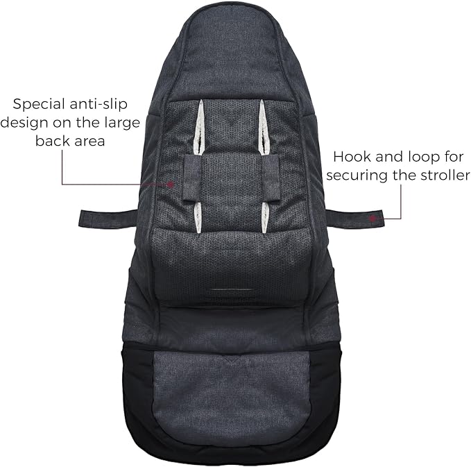 Momcozy Stroller Footmuff | Universal, Weather-Proof, Warm Stroller Bunting Bag - Image 7