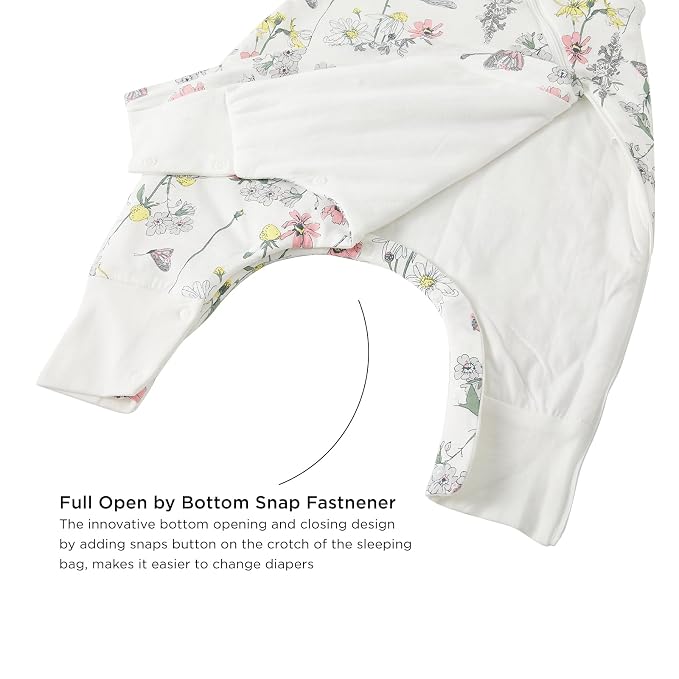 Duomiaomiao 1.5 TOG Toddler Sleep Sack 12-24 Months 101% Cotton Four Season - Image 4