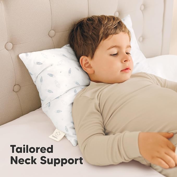 KeaBabies 2-Pack Toddler Pillow 13x18 - Image 5