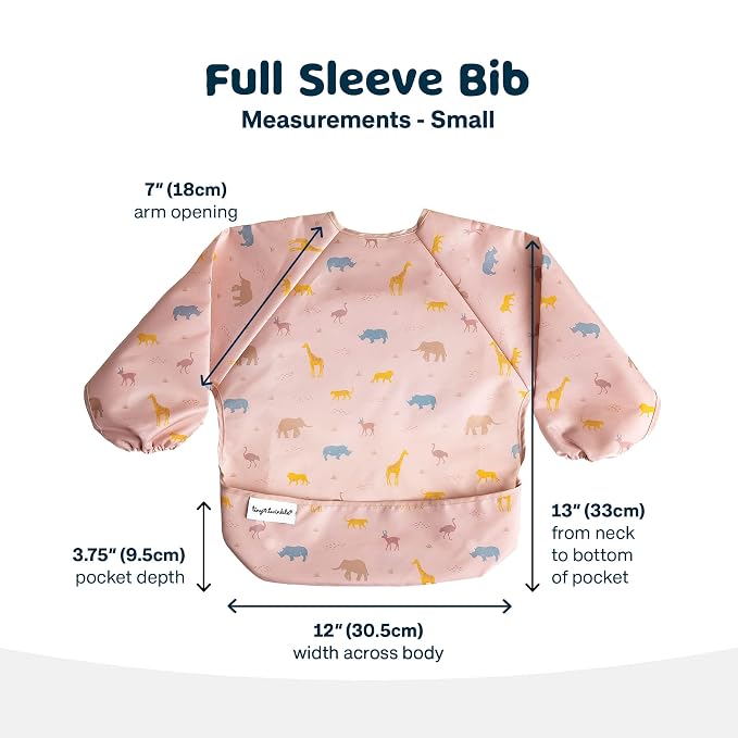Tiny Twinkle Long Sleeve Bib for Babies & Toddlers – Waterproof Smock Bib for - Image 5