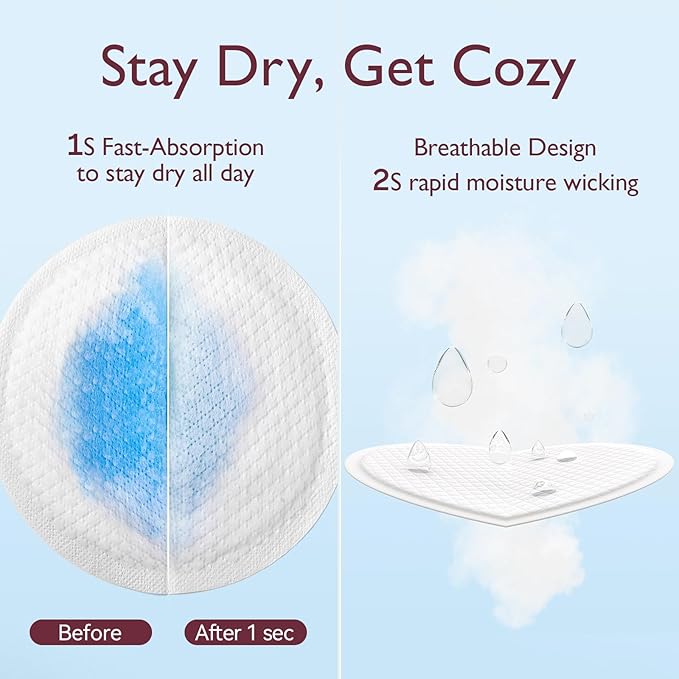 Momcozy Ultra-Thin Disposable Nursing Pads, Ultra-Absorbent and Breathable - Image 5