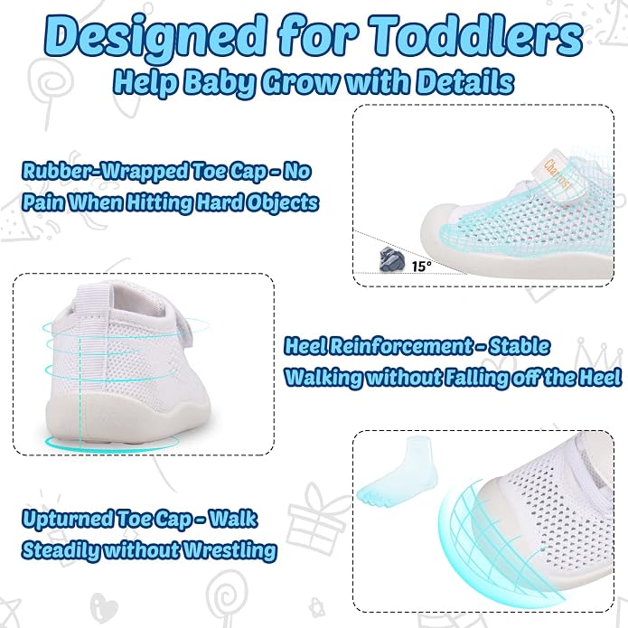 Baby First-Walking Shoes 1-4 Years Kid Shoes Trainers Toddler Infant Boys Girls - Image 4