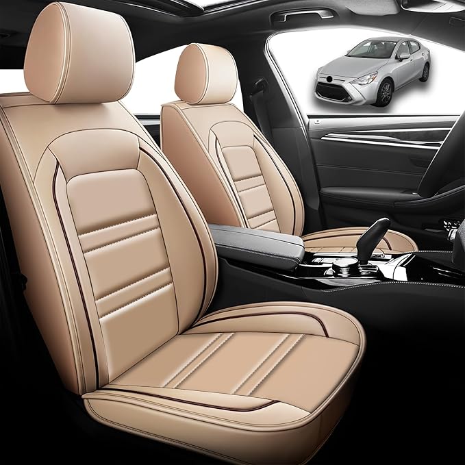 Seat Cover for Toyota Yaris 2007-2020 | Car Seat Covers Front Seats, Waterproof - Image 2