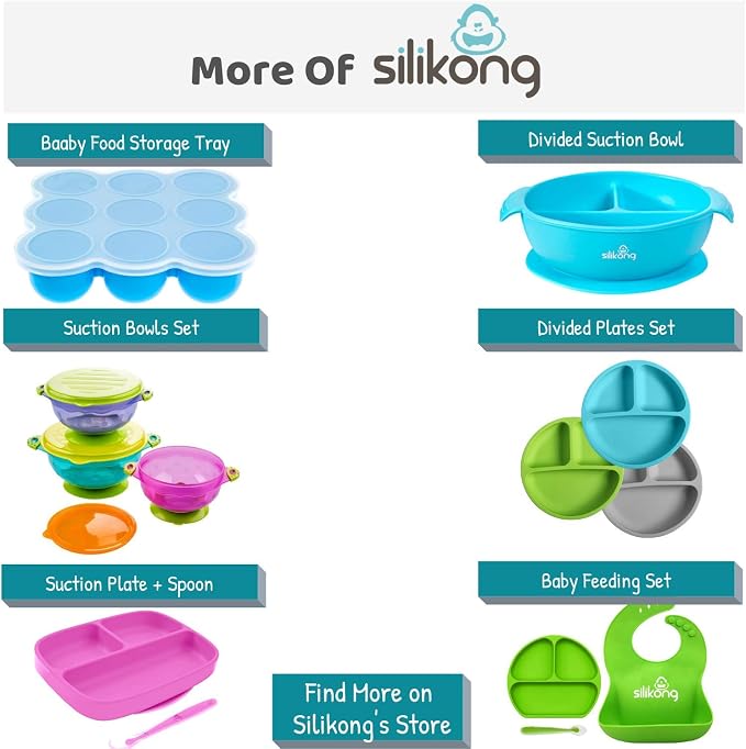 Silikong Suction Plate for Toddlers | BPA Free, 100% Food-Grade Silicone | - Image 7