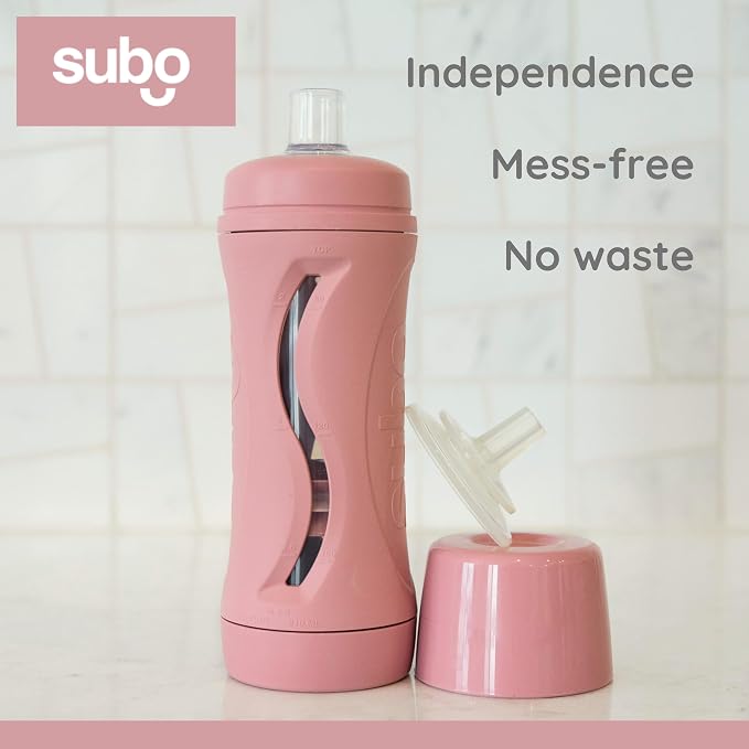 Subo Baby Food Bottle | No Mess Baby Toddler Self Feeder | Squeeze Free Design - Image 8