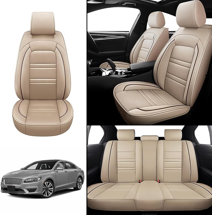 Seat Covers for Lincoln mkz 2011-2020 | 5-Seats Leather Seat Covers - Image 2