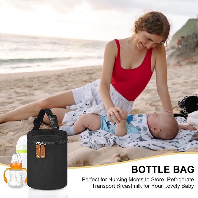 Accmor Breastmilk Cooler Bag, Insulated Baby Bottle Cooler Tote Bags - Image 8