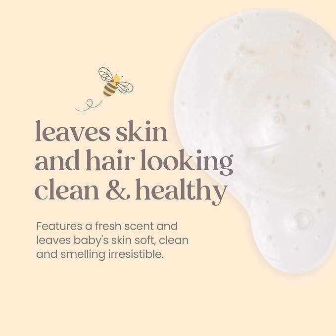 Baby Shampoo & Wash, Burt's Bees Tear Free Soap, Baby Care, 21 Ounce - Image 3