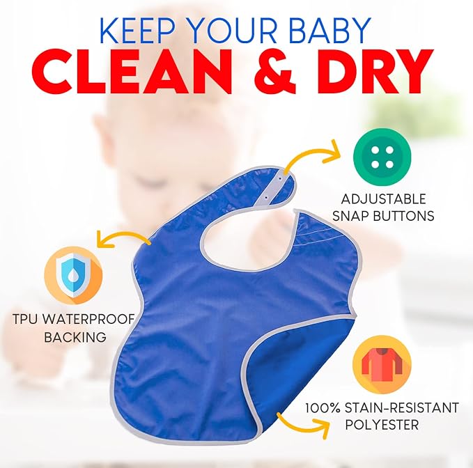 Large Waterproof Bibs Primary Collection - Image 2