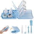 Bottle Brush Set -Baby Travel Essential-6 in 1 Bottle Cleaner Kit by MothersMust-haveGiftsList