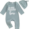 Fernvia Newborn Baby Boy Clothes Letters Print Bodysuit 3 6 9 12 18 Months Long by Fernvia