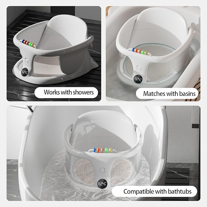 Baby Bath seat for Babies Sitting up Infant Bath tub Portable sit up Seats - Image 8