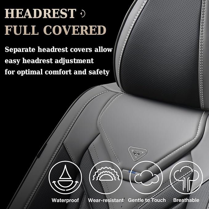 Coverado Seat Covers, Car Seat Covers Front Seats, Leather Seat Covers - Image 4