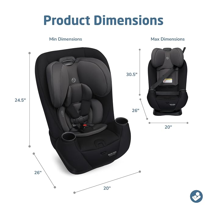 Maxi-COSI Pria All-in-One Convertible Car Seat, Infant to Toddler Car Seat - Image 7