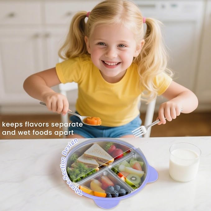 Stainless Steel Kids Plate - Image 5