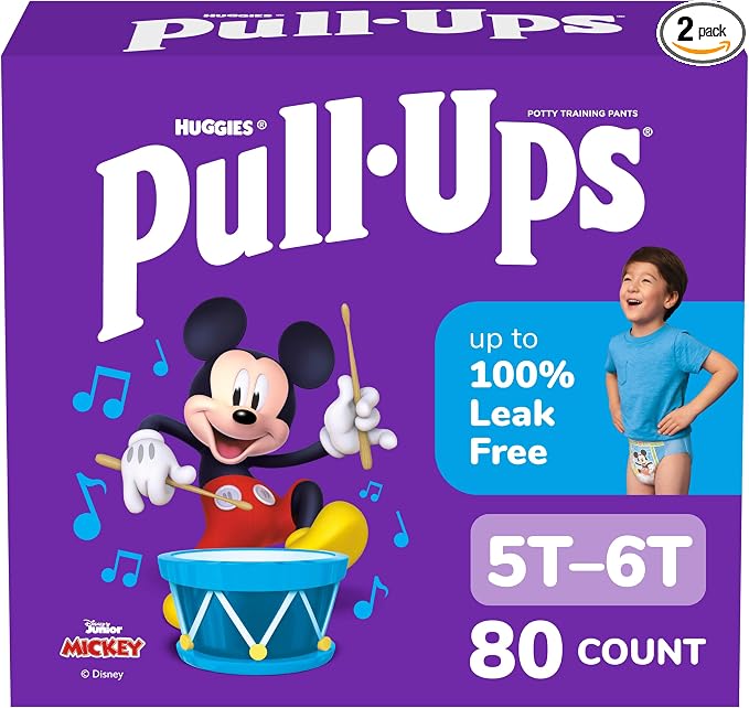Pull-Ups Boys' Potty Training Pants, Size 5T-6T Training Underwear by Pull-Ups