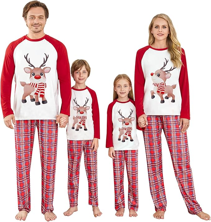 Awoscut Family Christmas Pajamas Matching Pajamas by Awoscut