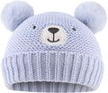 JANGANNSA Cute Bear Baby Beanie Pompom Baby Boys Hat Infant Toddler Winter by JANGANNSA