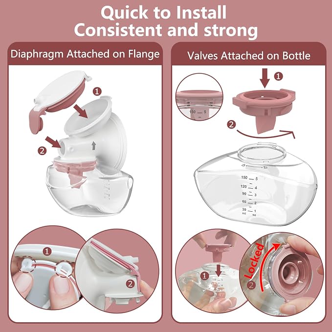1pcs Duckbill Valves and 1pcs Double-Layed Diaphragm Compatible - Image 7