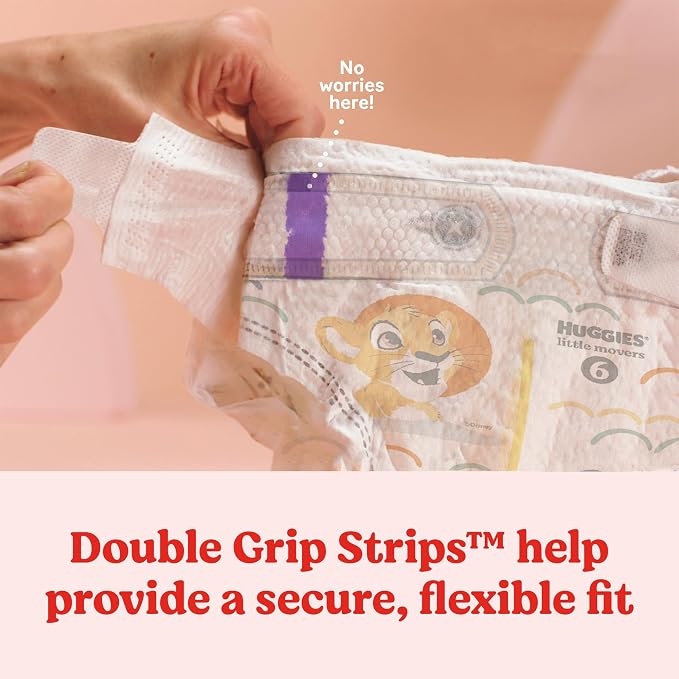Huggies Size 6 Diapers, Little Movers Baby Diapers, Size 6 - Image 8