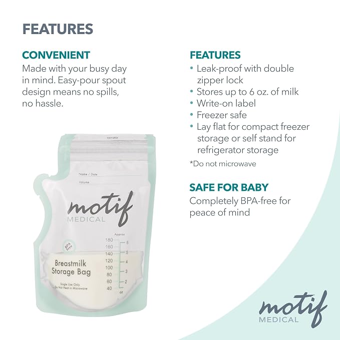 Motif Medical Breastmilk Storage Bags - Image 5