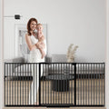 DEARBB Extra Wide Baby Gate Ultra Narrow Spacing 30.11-77.36" Pressure Mounted by DEARBB