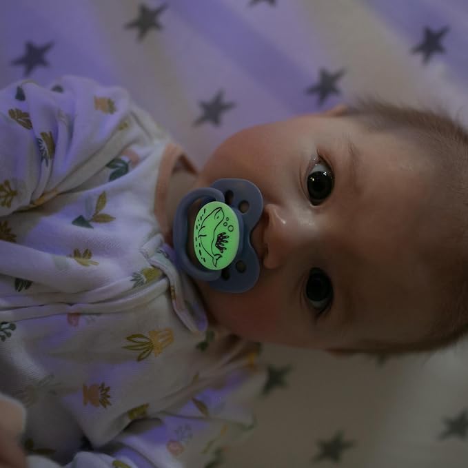 Dr. Brown's Advantage Glow-in-the-Dark Baby Pacifier, Fully Symmetrical Soother - Image 20