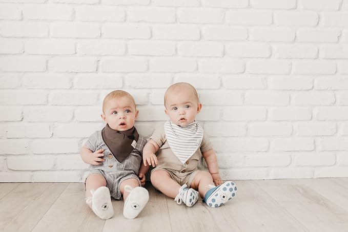 Copper Pearl 4 Pack Soft Cotton Baby Bibs - Image 2