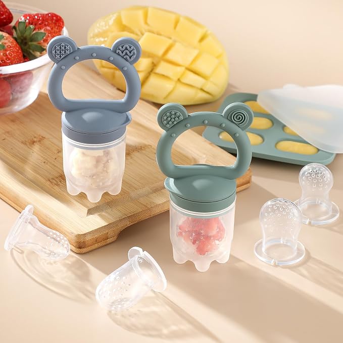 2 Pack Silicone Baby Fruit Feeder - Image 7