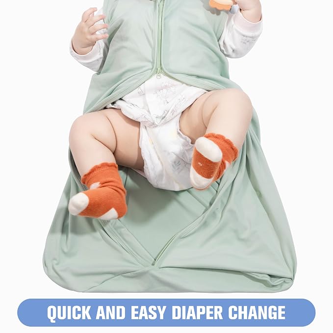 Baby Sleep Sack 12-18 Months Baby Wearable Blanket 100% Rayon Cotton 2-Way - Image 4