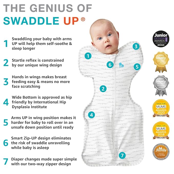 Love to Dream Organic Swaddle, Baby Sleep Sack, Swaddle Up Self-Soothing - Image 6