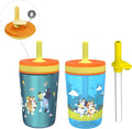 Zak Designs Bluey Kelso Tumbler Set, Leak-Proof Screw-On Lid by ZakDesigns