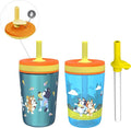 Zak Designs Bluey Kelso Tumbler Set, Leak-Proof Screw-On Lid by ZakDesigns