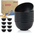 Wheat Straw Bowl Sets, Microwave and Dishwasher Safe Bowls, Alternative Plastic by WROVA