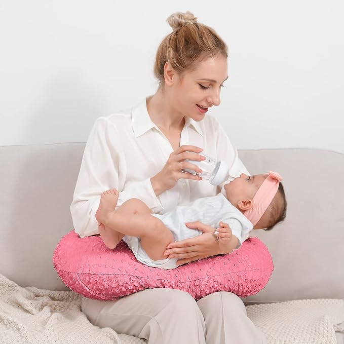 Nursing Pillow and Positioner, Breastfeeding, Bottle Feeding, Baby Sitting - Image 2