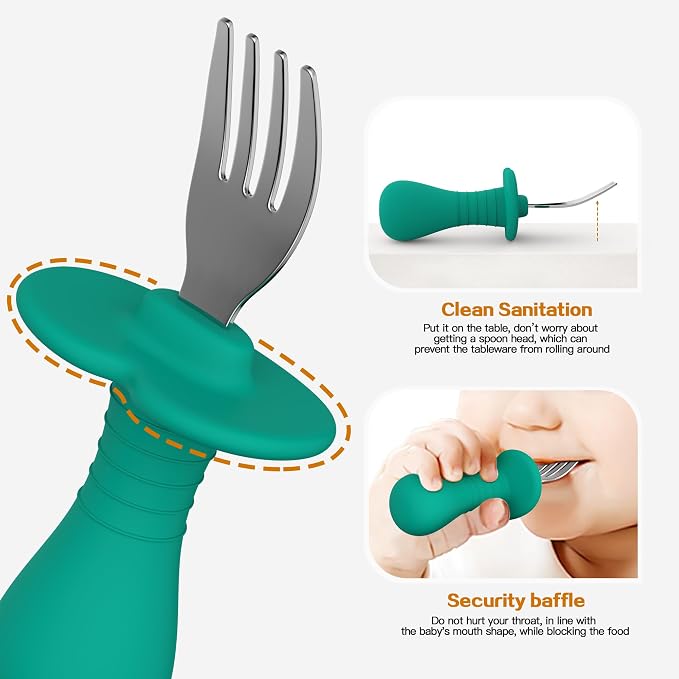 Baby Forks Toddler Forks for Self Feeding, Kids Forks - Image 6