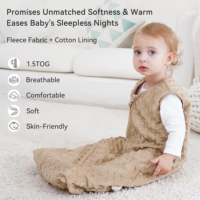 Fleece Baby Sleep Sack 12-18 Months - Image 2