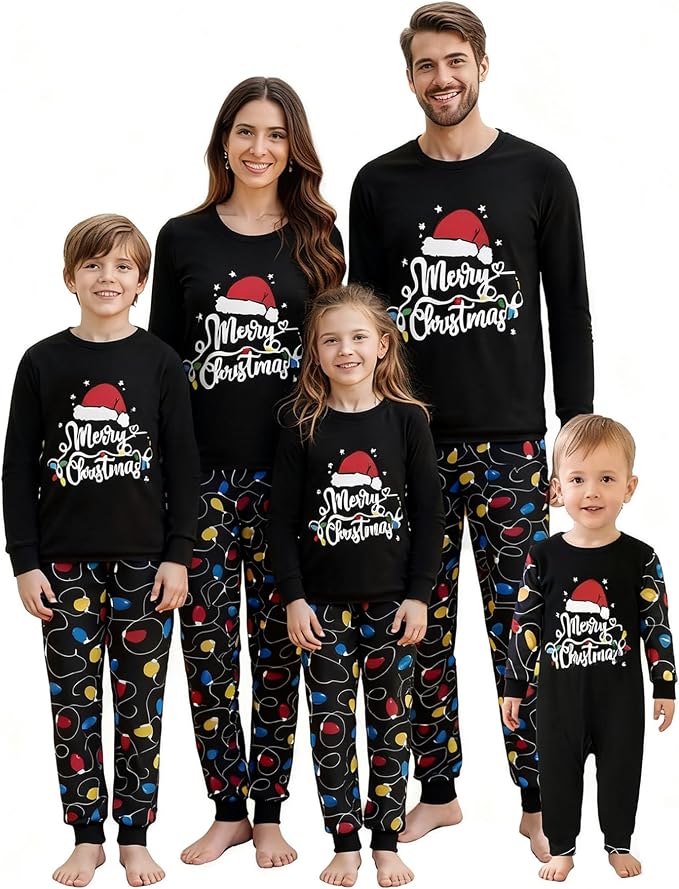 Awoscut Family Christmas Pajamas Matching Pajamas by Awoscut