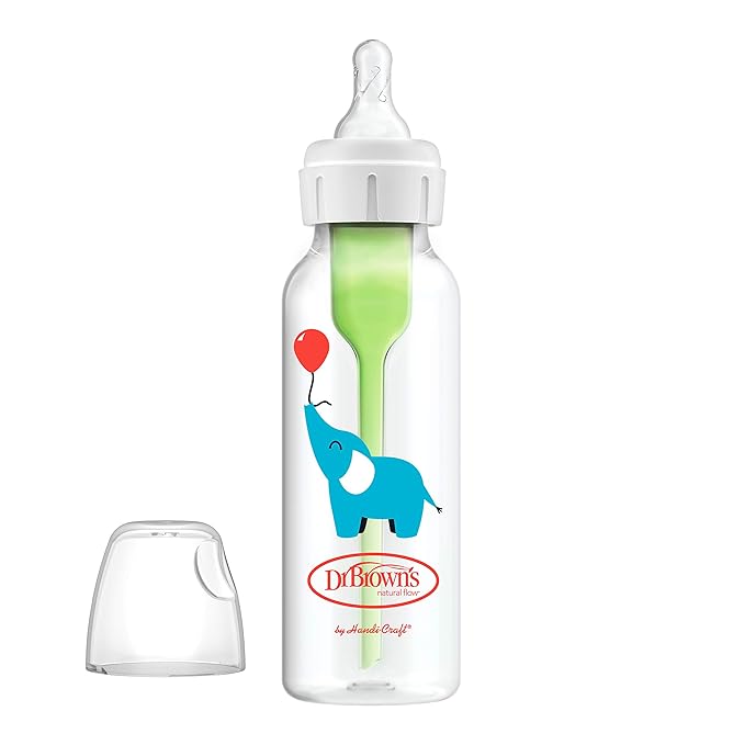 Dr. Brown’s Natural Flow® Anti-Colic Options+™ Narrow Baby Bottles 8 oz/250 mL - Image 5