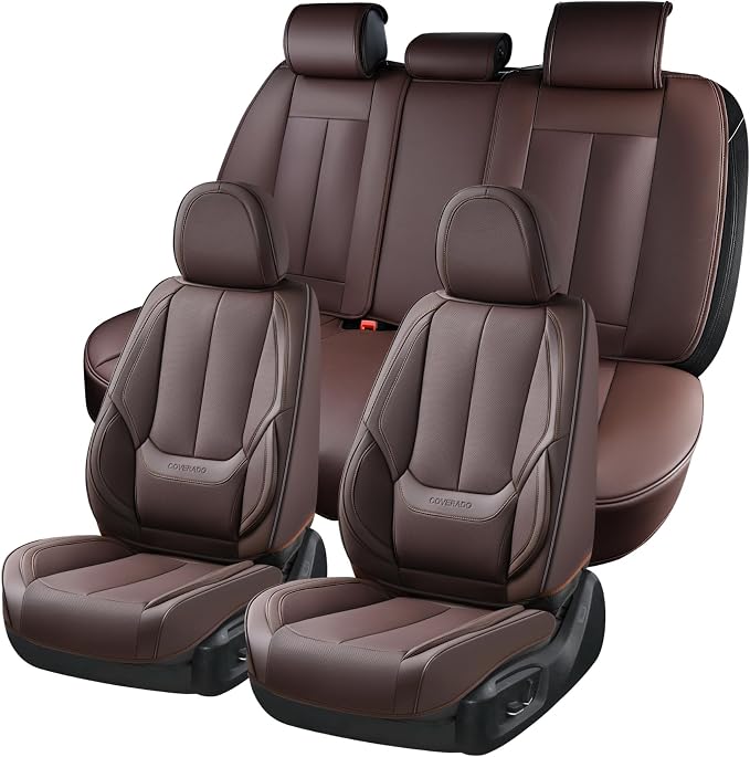 Coverado Car Seat Covers Full Set, Seat Covers by COVERADOAUTO