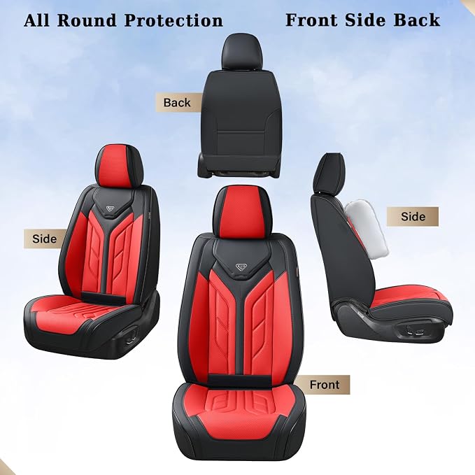 Coverado Seat Covers, Car Seat Covers Front Seats, Leather Seat Covers - Image 3