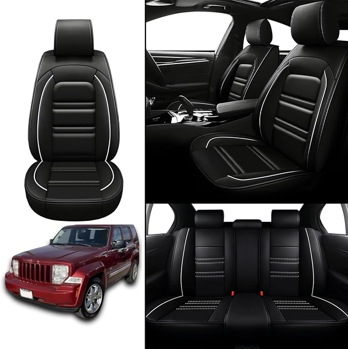 Seat Covers for JP Liberty 2002-2012 | 5-Seats Leather Seat Covers - Image 2