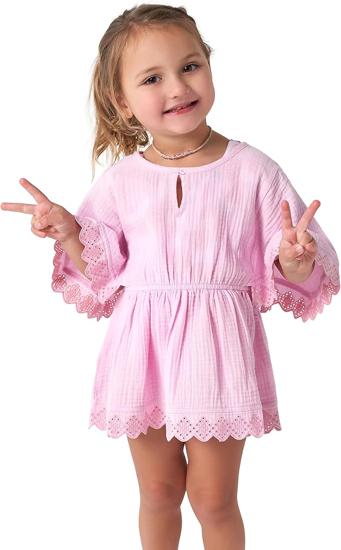 Gerber baby-girls Toddler Kaftan Swim Cover Up - Image 2