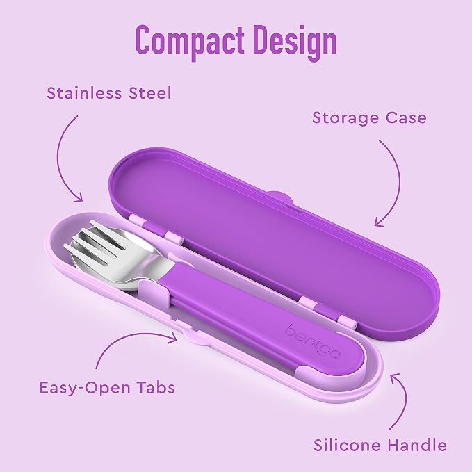 Bentgo® Kids Stainless Steel Utensil Set - Image 4