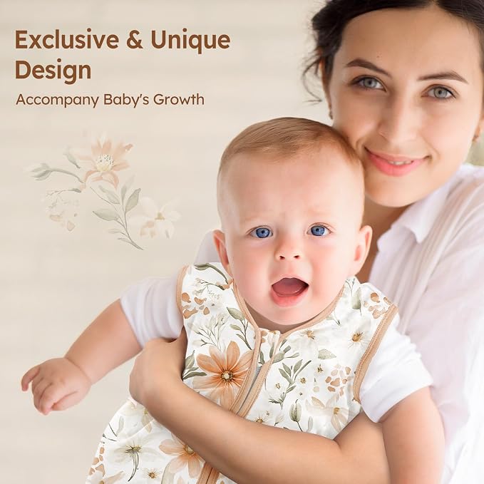 Baby Sleep Sack 0-6 Months 100% Cotton Lightweight 0.5 TOG Wearable Blanket - Image 6
