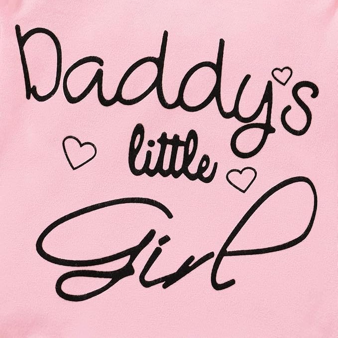 Newborn Baby Girl Clothes, Infant Girl Outfits Long Sleeve Ruffle Romper + - Image 5