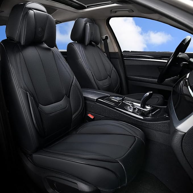 Coverado Car Seat Covers 5 Pieces, Full Set Universal Seat Covers by COVERADOAUTO
